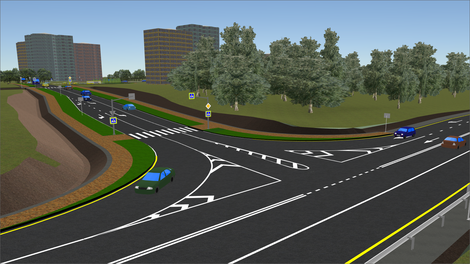 Перекрёсток в&nbsp;3D